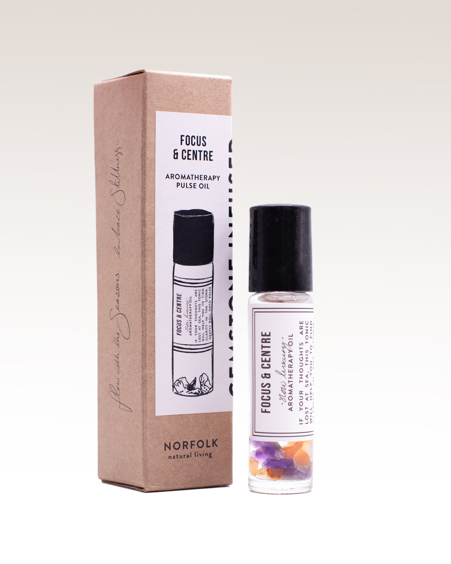 Norfolk Natural Living Pulse Point oil - Focus &amp; Centre (10ml)