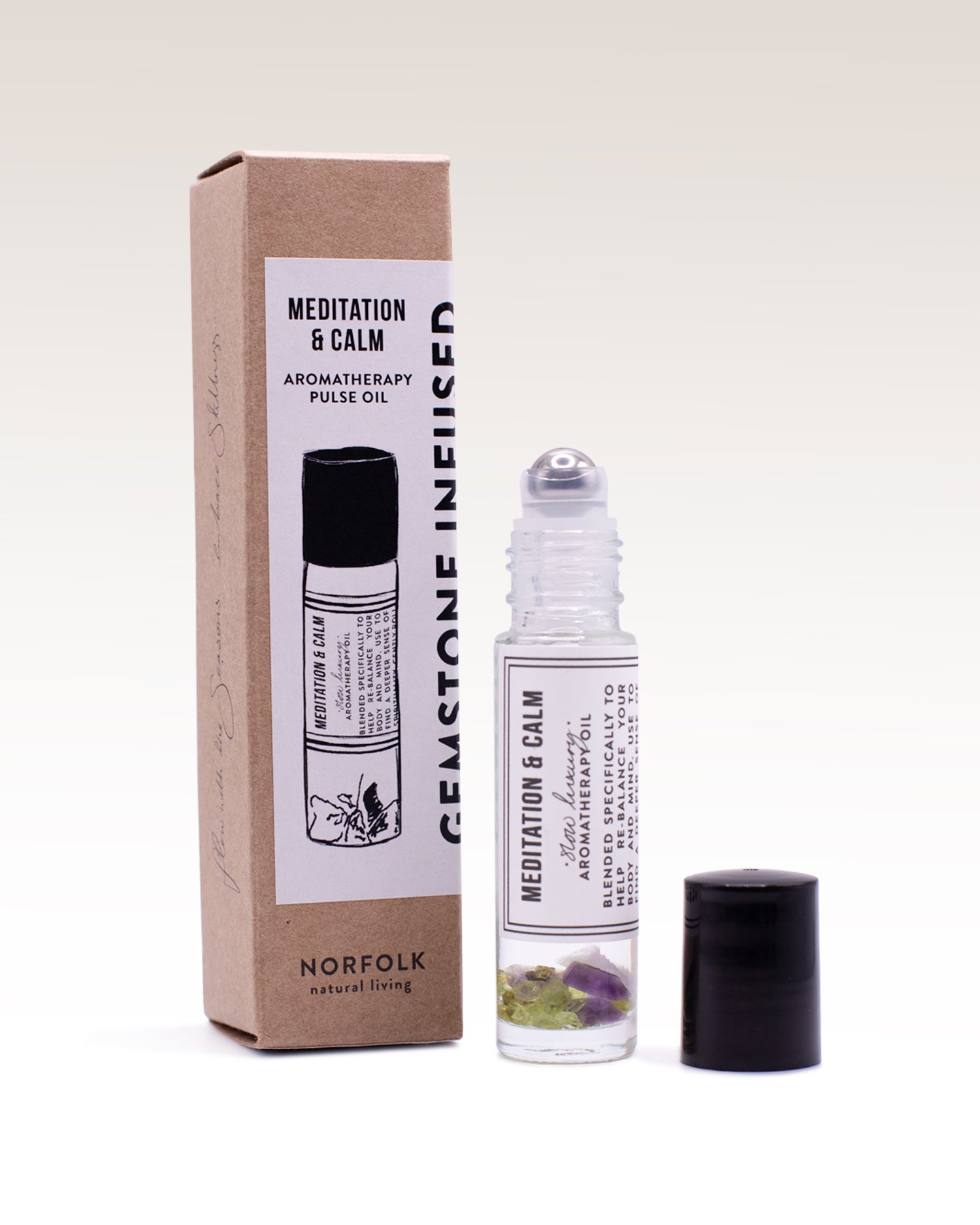 Norfolk Natural Living Pulse Point oil - Meditation &amp; Calm (10ml)